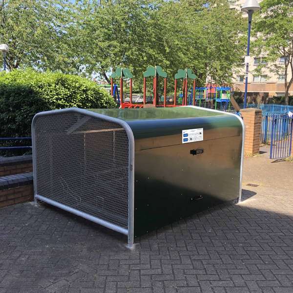 fietsparkeren fietsoverkapping fietskluis fietstrommel FalcoPod